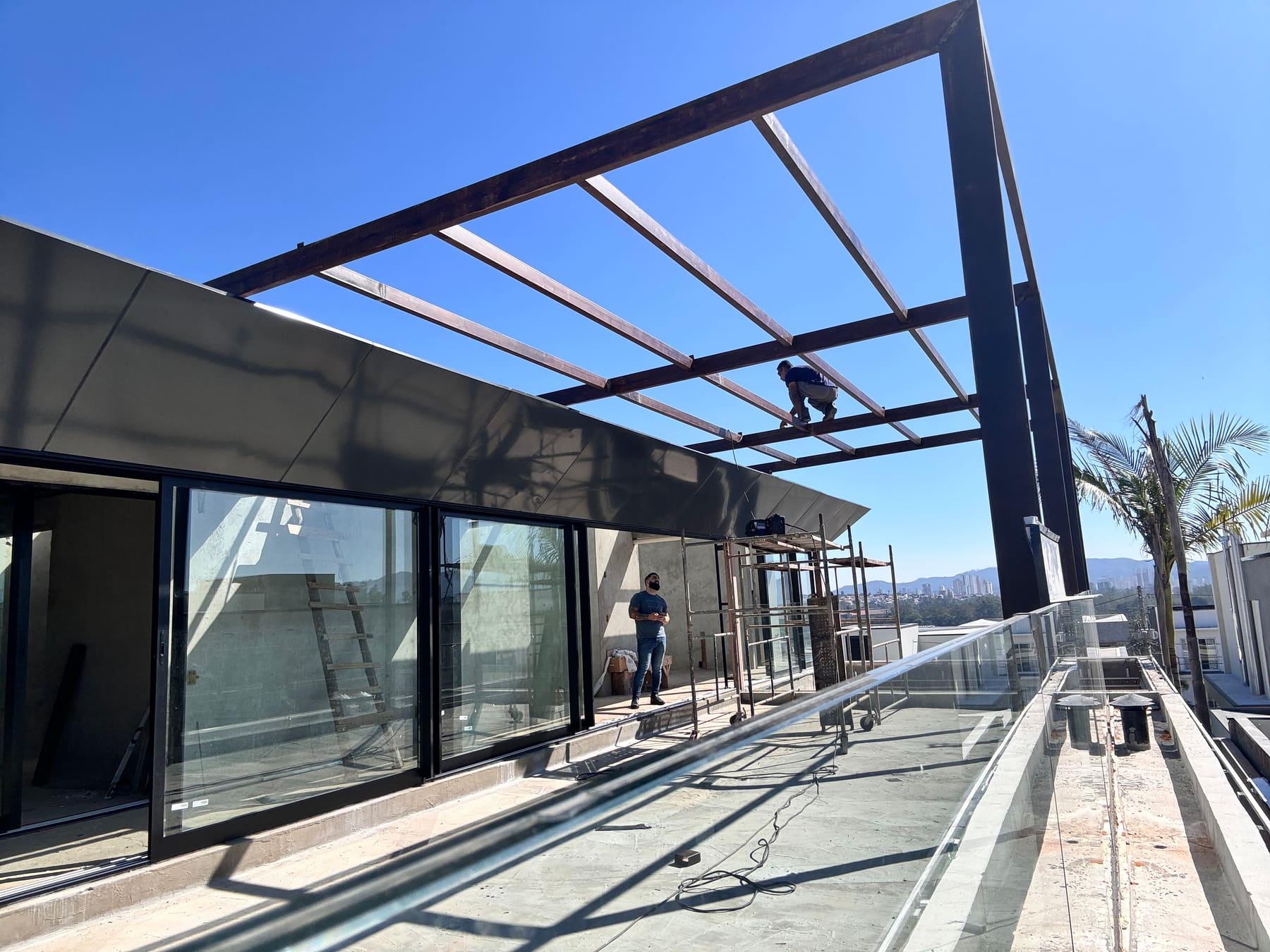 Andamento da obra, registro 13 de 29